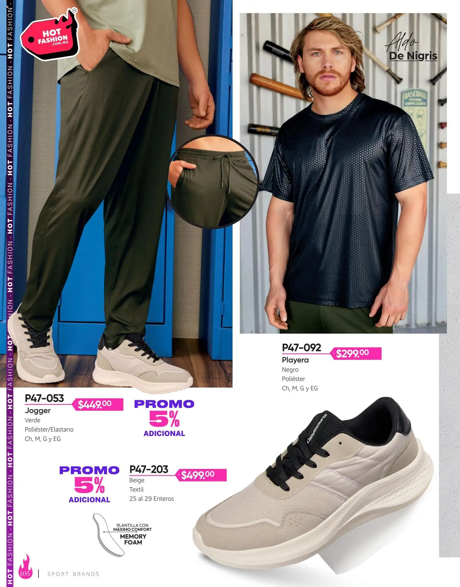 Nuevas ofertas de Cklass válidas en toda la República Mexicana desde el 03/08/2026. ¡Encuentra las mejores ofertas en Cklass catálogo Hot Fashion Calzado! | Página: 106 | Productos: Playera