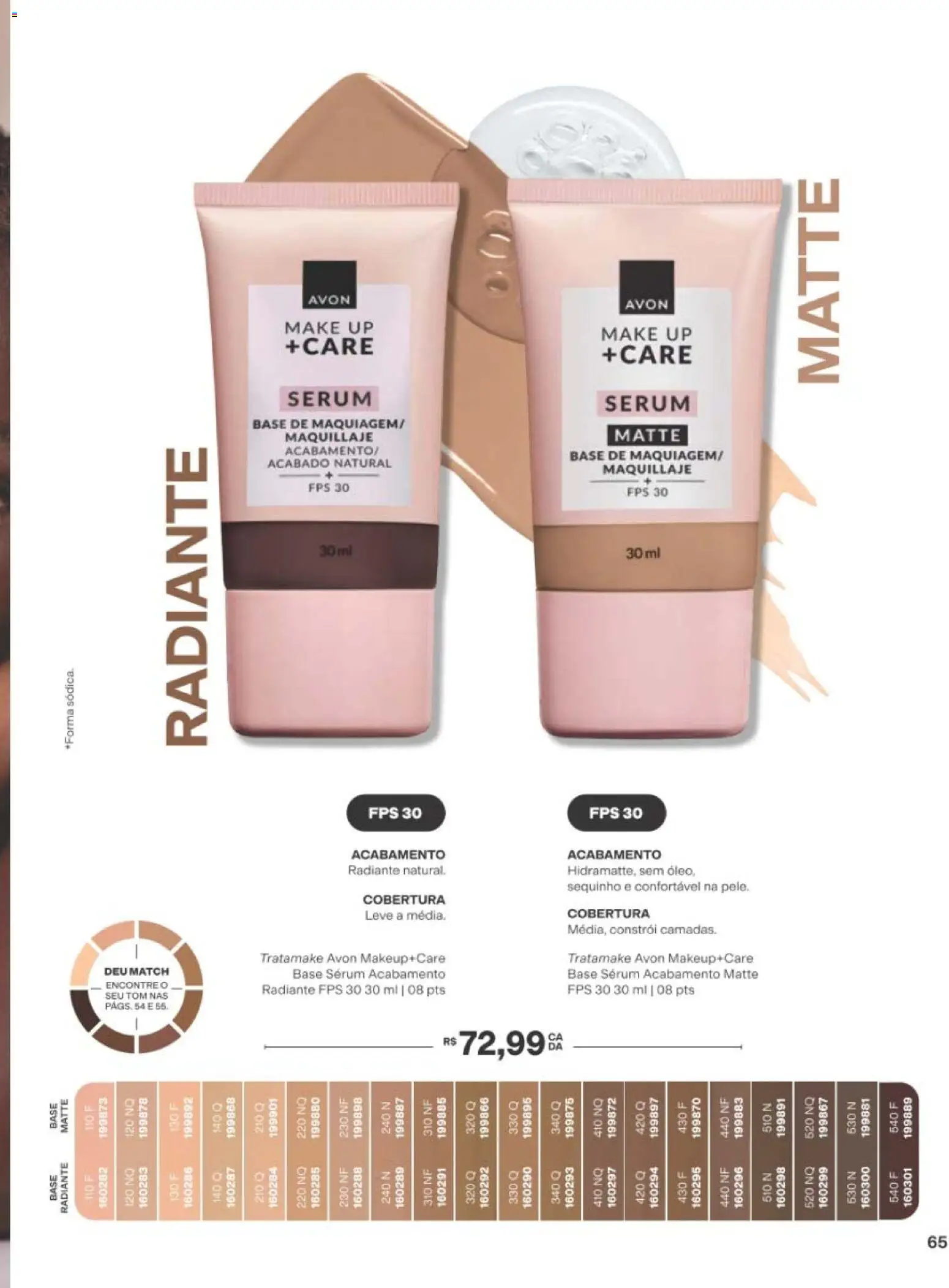 Avon Folheto - válido de 22/06/2026 | Página: 65 | Produtos: Base, Sérum