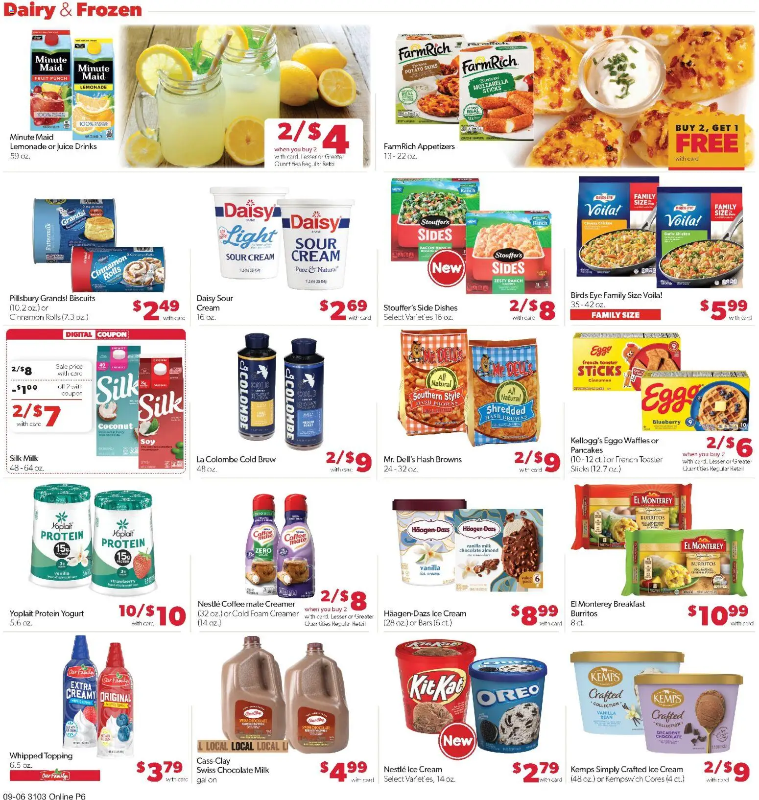 Family Fare Weekly Ad - ND - valid from 09/06/2026 | Page: 10 | Products: Yogurt, Chocolate, Fruit, Sausage