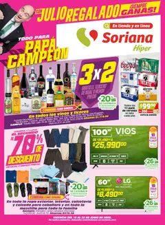Vista previa de Soriana folleto, nuevo folleto de la tienda, válido en México a partir del 19.06.2026