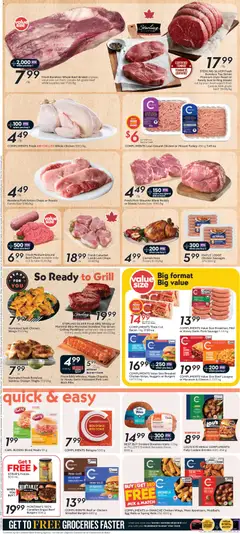 Preview of Safeway weekly flyer / circulaire from shop Safeway valid from Aug 20, 2026 | Page: 8 | Products: Sausage, Roast, Ham, Pickles