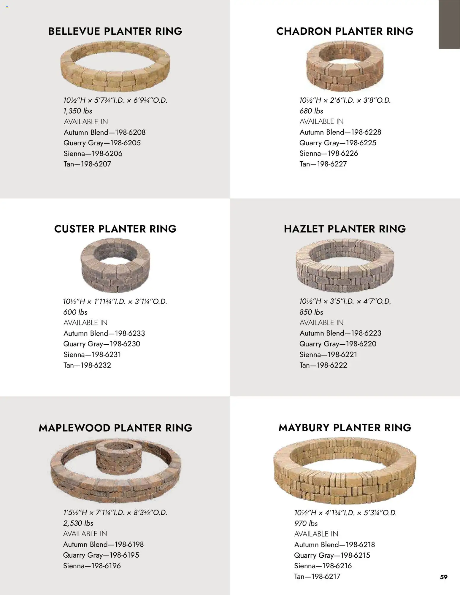Menards Outdoor Catalog - valid from 02.04.2026 | Page: 59 | Products: Ring