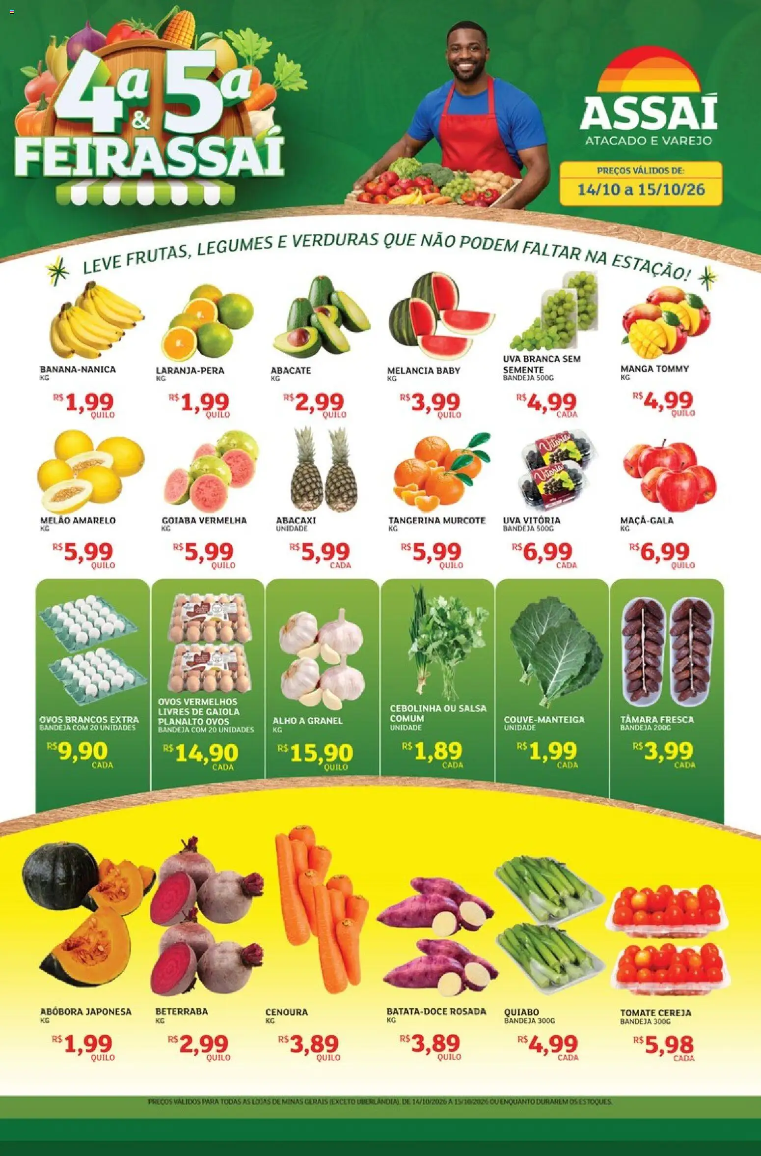 Assaí Atacadista Folheto - válido de 14/10/2026 | Página: 1