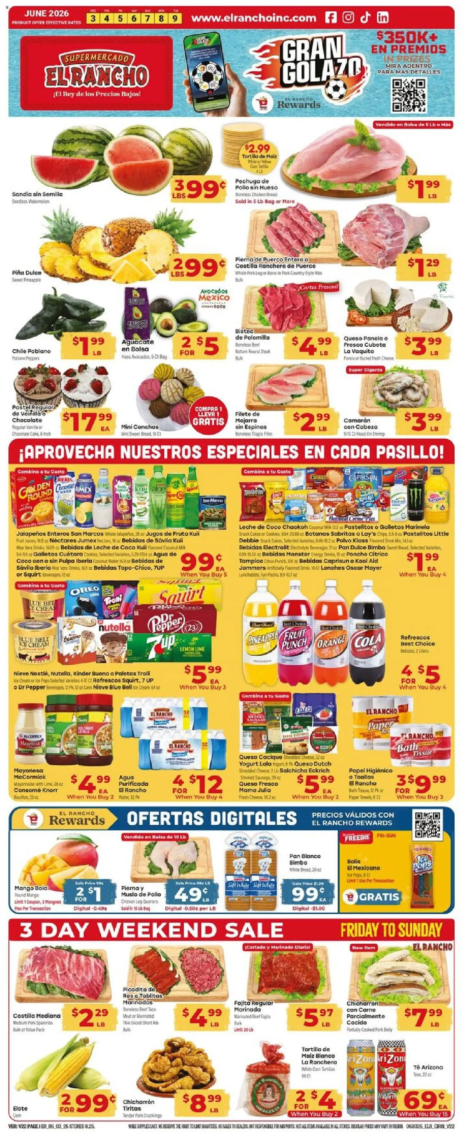 El Rancho Weekly Ad - valid from 03.06.2026 | Page: 1