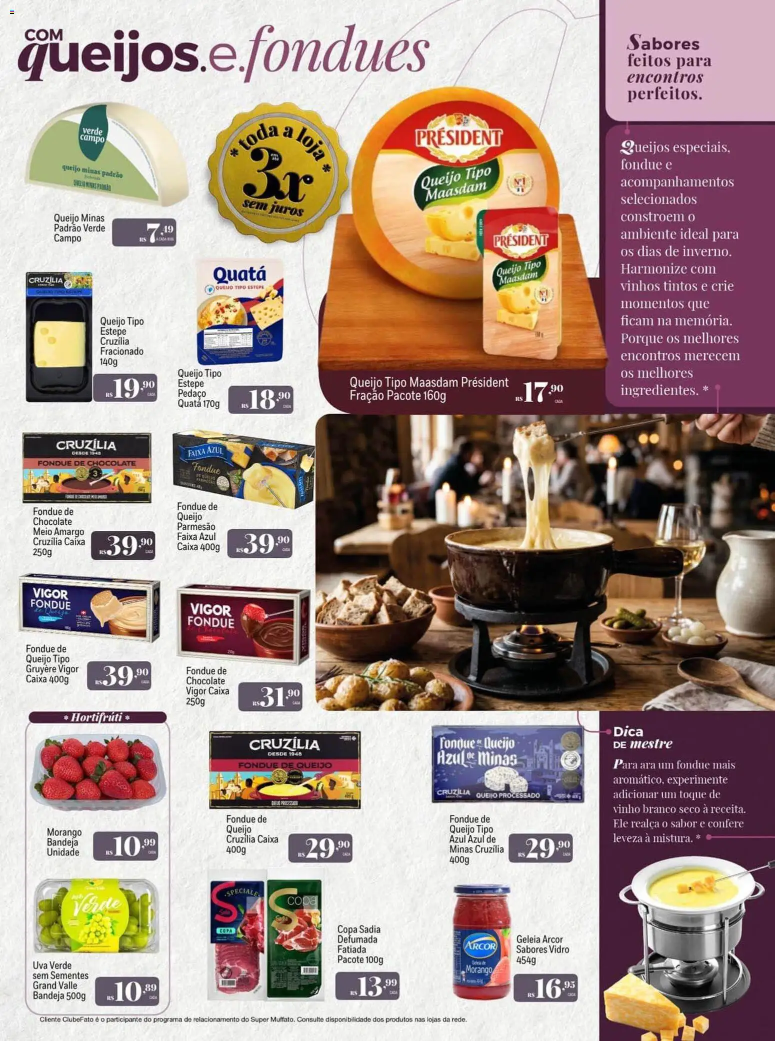 Super Muffato Folheto - válido de 15.06.2026 | Página: 9 | Produtos: Caixa, Copa, Parmesão, Bandeja