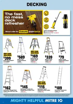 Preview of Mitre 10 Built For Dad - valid from 12/08/2026 | Page: 17 | Products: Stool, Wood, Coat, Decking