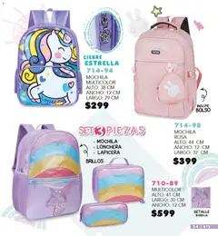 Vista previa de Cklass catálogo Escolar, nuevo folleto de la tienda, válido en México a partir del 09.06.2026 | Página: 55 | Productos: Bolso, Mochila