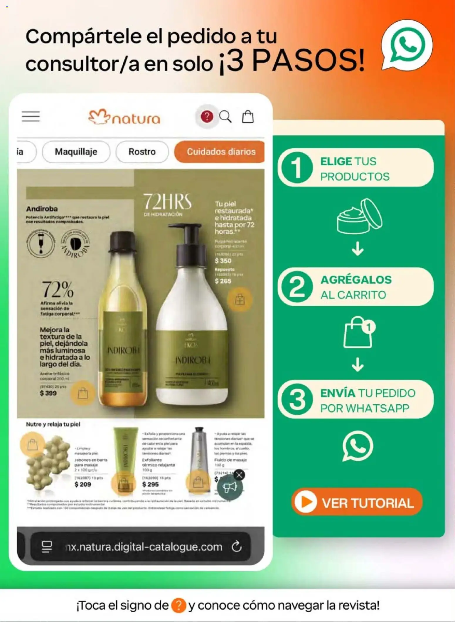 Nuevas ofertas de Natura válidas en toda la República Mexicana desde el 29.05.2026. ¡Encuentra las mejores ofertas en Natura campaña 9 2026! | Página: 2 | Productos: Aceite, Barra, Maquillaje