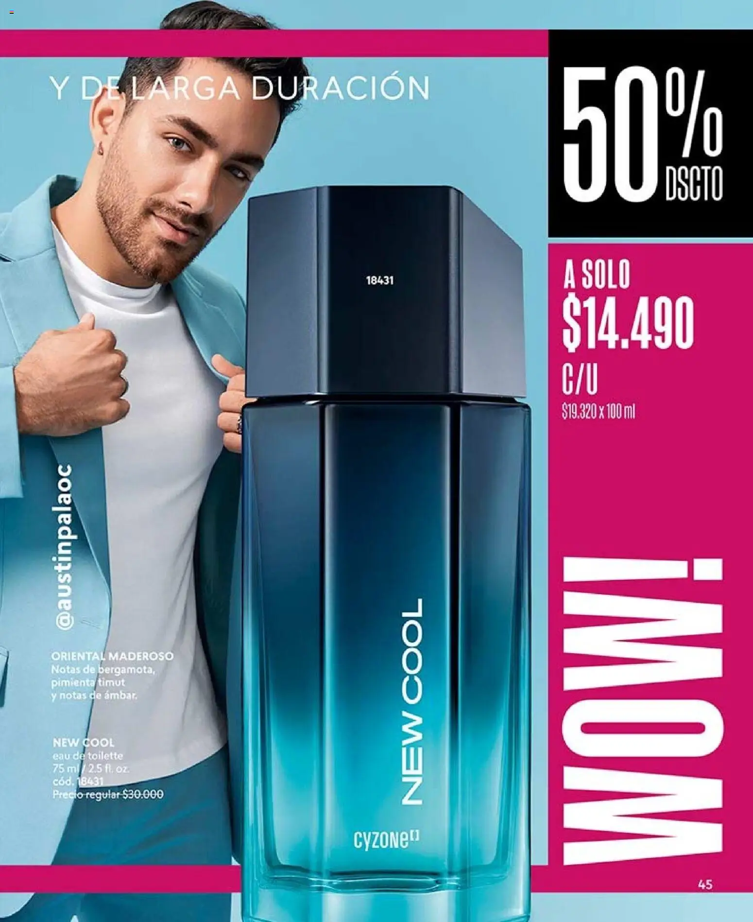 Catálogo CyZone Campaña 15 │ válido desde el 06.09.2026 | Página: 45 | Productos: Pimienta, Eau de toilette