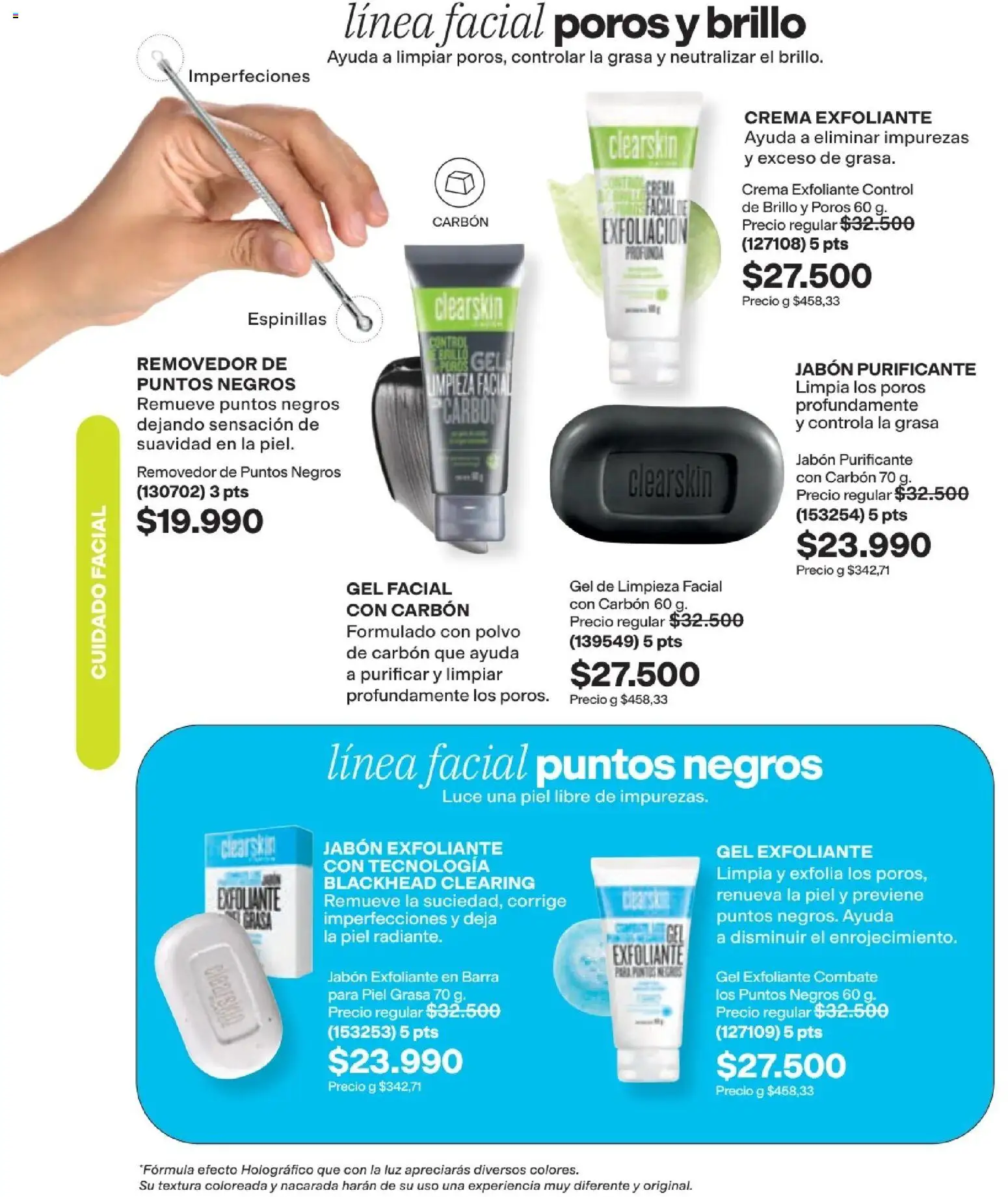 Avon revista - valida desde el 19/09/2026 | Página: 113 | Productos: Crema, Brillo, Jabón, Carbón