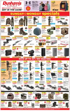 Preview of Dunham's Sports weekly ads valid from 10/09/2026