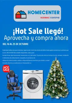 Homecenter Hot Sale -  Vista previa de la revista de la tienda Homecenter valido desde el 16/10/2026