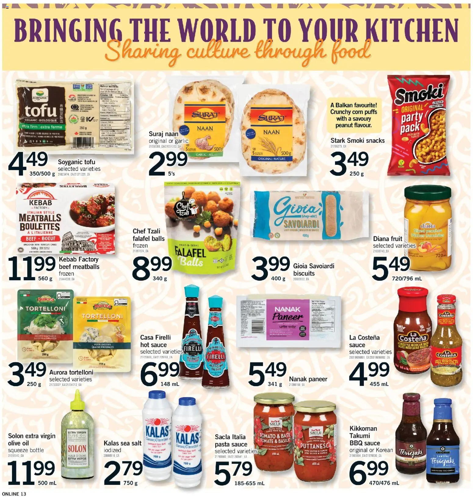 Fortinos flyer valid from Jul 2, 2026 | Page: 13 | Products: Beef, Pasta, Oil