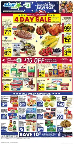 Preview of Star Market weekly ads valid from 22.05.2026