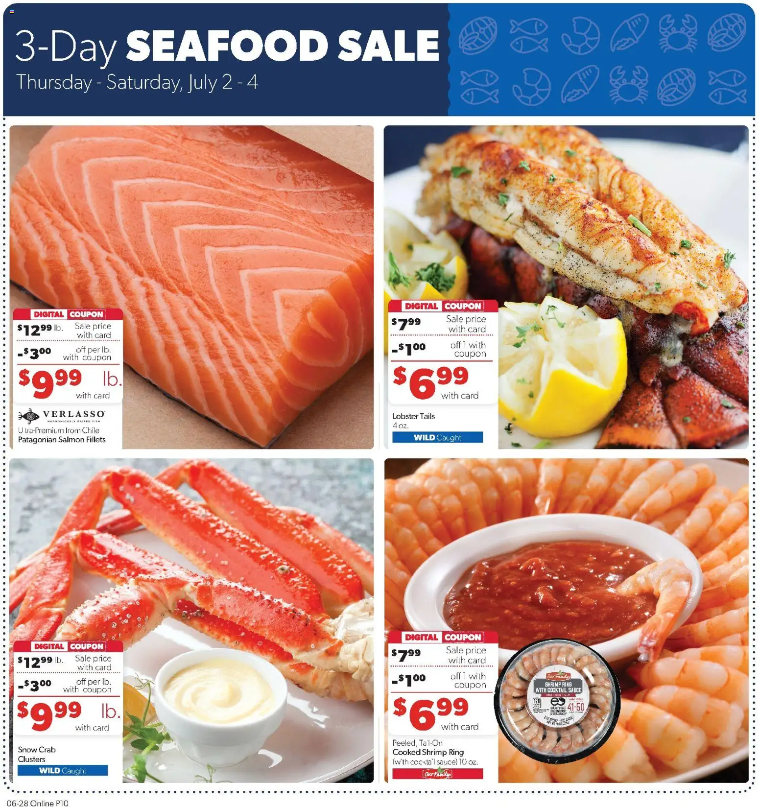 Family Fare Weekly Ad - valid from 06/28/2026 | Page: 8 | Products: Ring, Sauce, Seafood