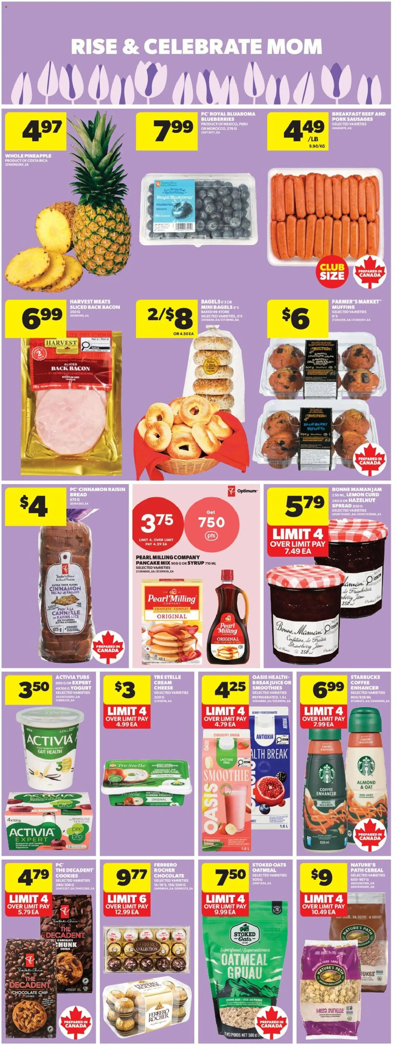 Real Canadian Superstore flyer valid from 07.05.2026 | Page: 9 | Products: Beef, Cheese, Juice, Pork