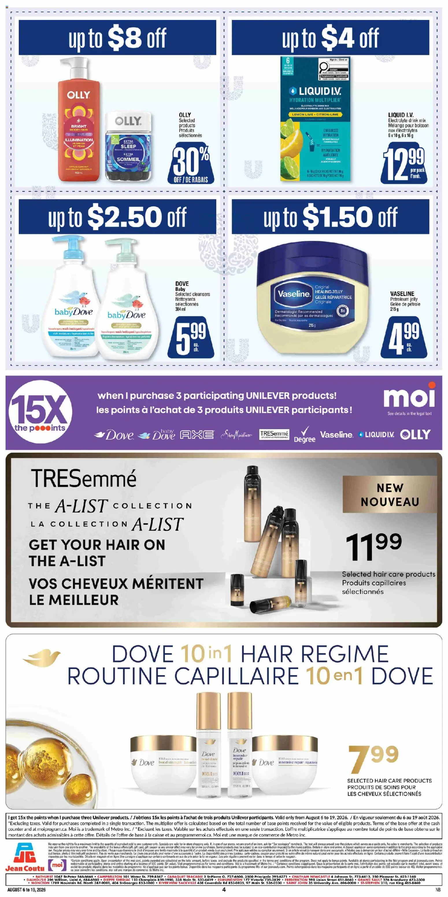 Jean Coutu flyer valid from Aug 6, 2026 | Page: 4