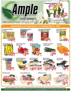 Preview of Ample Food Market  weekly flyer Brampton from shop Ample Food Market valid from 22.05.2026