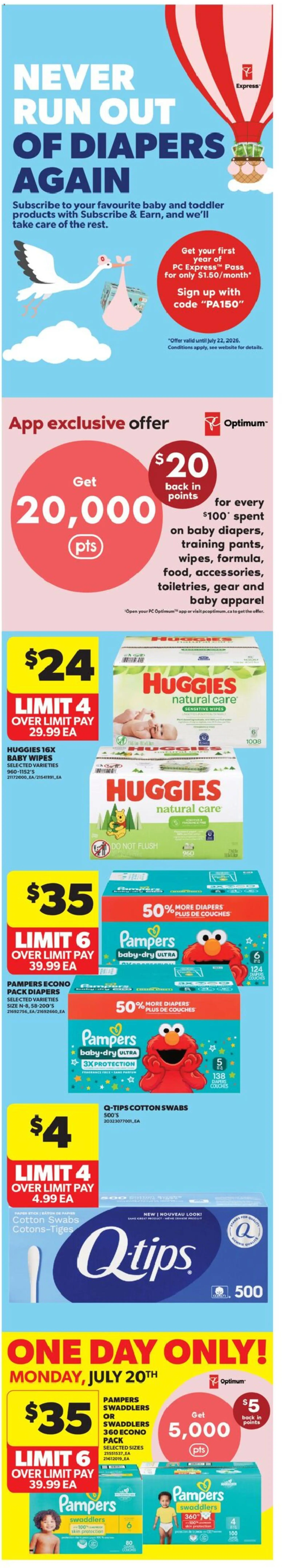 Real Canadian Superstore flyer valid from Jul 16, 2026 | Page: 4 | Products: PC, Fragrance