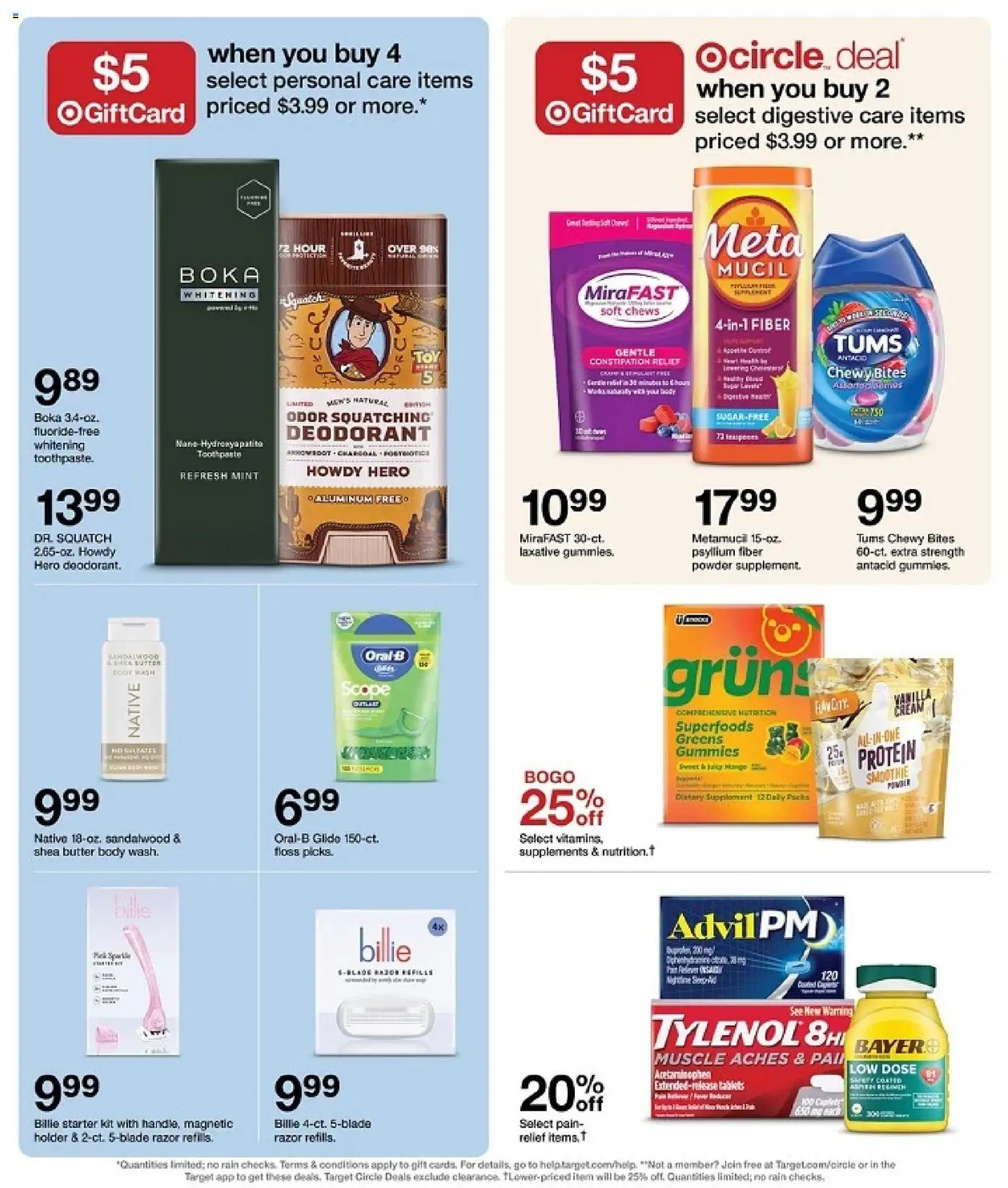 Target Weekly Ad - valid from 08/23/2026 | Page: 23 | Products: Powder, Deodorant, Cream, Starter
