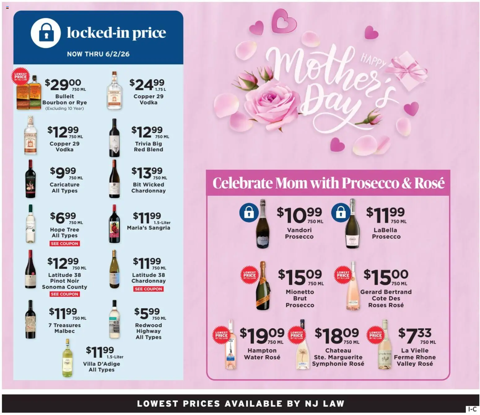 ShopRite Wine & Spirits - valid from 06.05.2026 | Page: 3 | Products: Bourbon, Vodka, Water