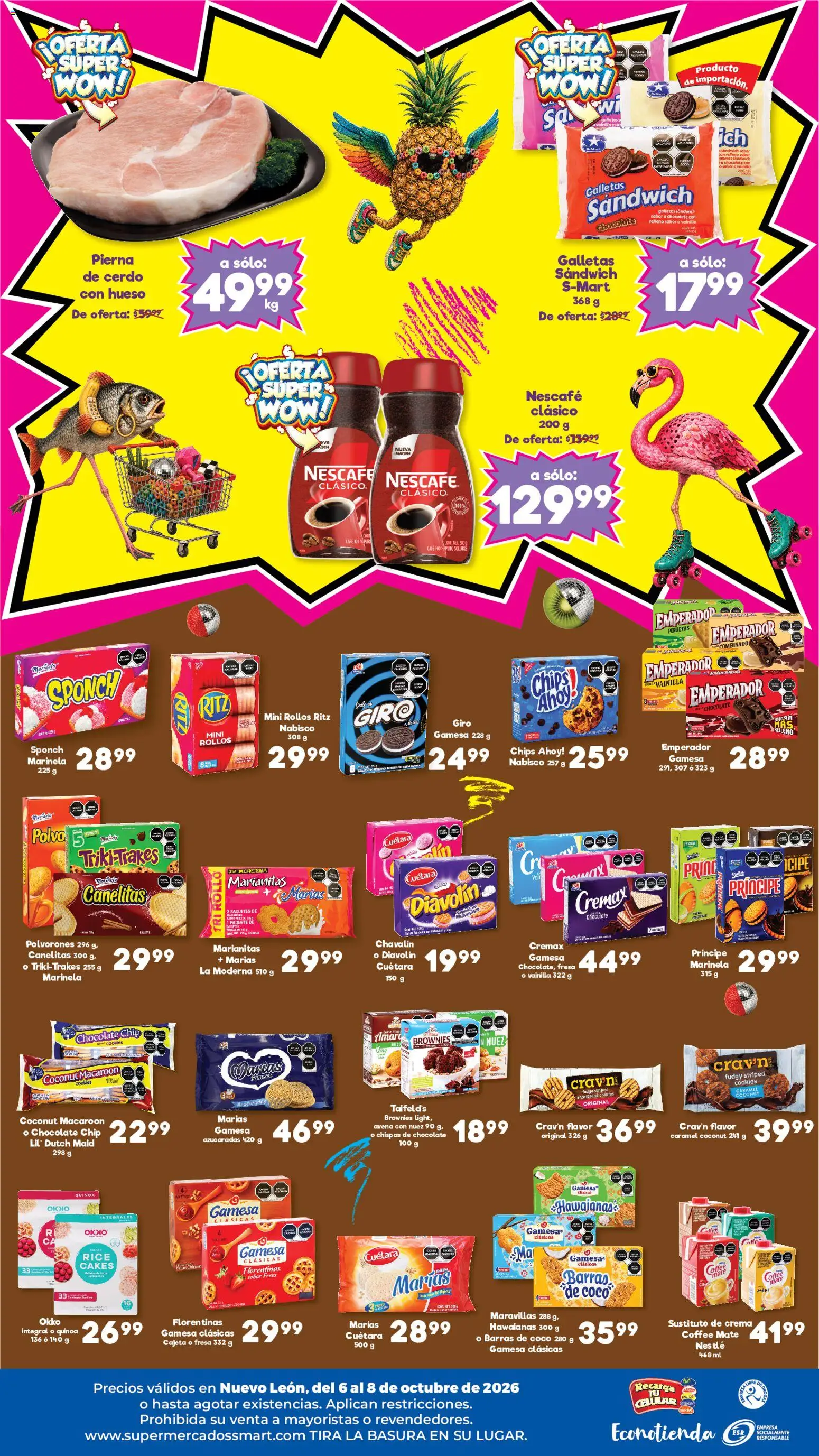 Nuevas ofertas de S-Mart válidas en toda la República Mexicana desde el 06/10/2026. ¡Encuentra las mejores ofertas en S-Mart folleto Ofertas de feria Monterrey! | Página: 2