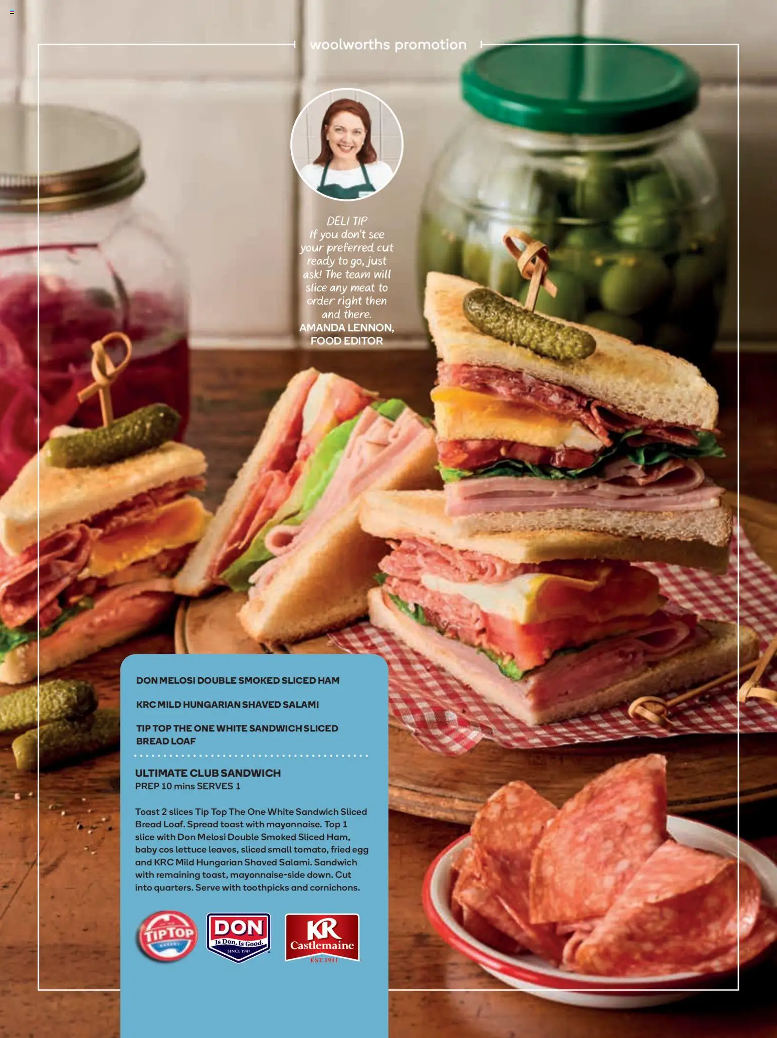 Woolworths catalogue - valid from 01.05.2026 | Page: 56 | Products: Bread, Salami, Ham, Lettuce