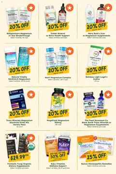 Preview of Sprouts weekly ads valid from 08/26/2026 | Page: 30 | Products: Magnesium, Zinc, Nectarine, Iron