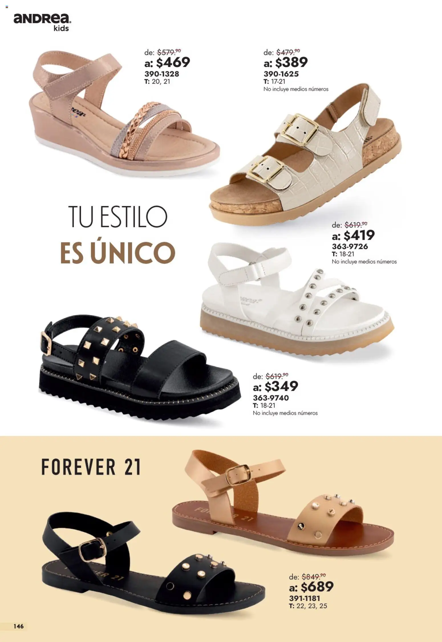 Nuevas ofertas de Andrea válidas en toda la República Mexicana desde el 13/09/2026. ¡Encuentra las mejores ofertas en Andrea catálogo Outlet! | Página: 146