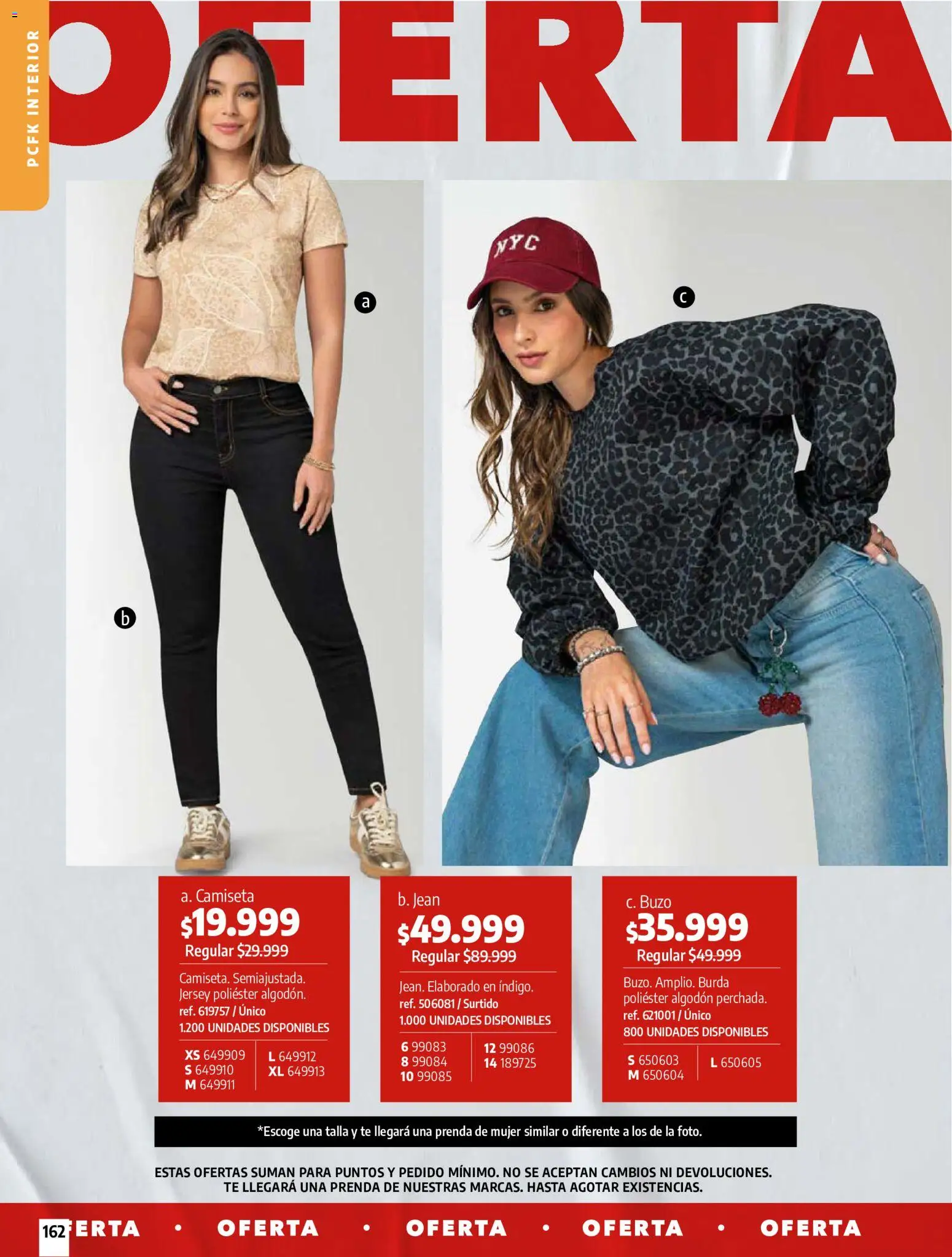 Pacifika revista - valida desde el 21/07/2026 | Página: 161 | Productos: Té, Algodón, Jean, Buzo