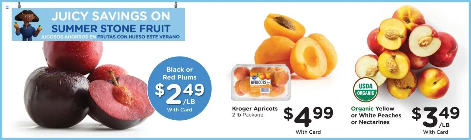 Fry's Food Weekly Ad - valid from 10.06.2026 | Page: 10 | Products: Peaches, Apricots
