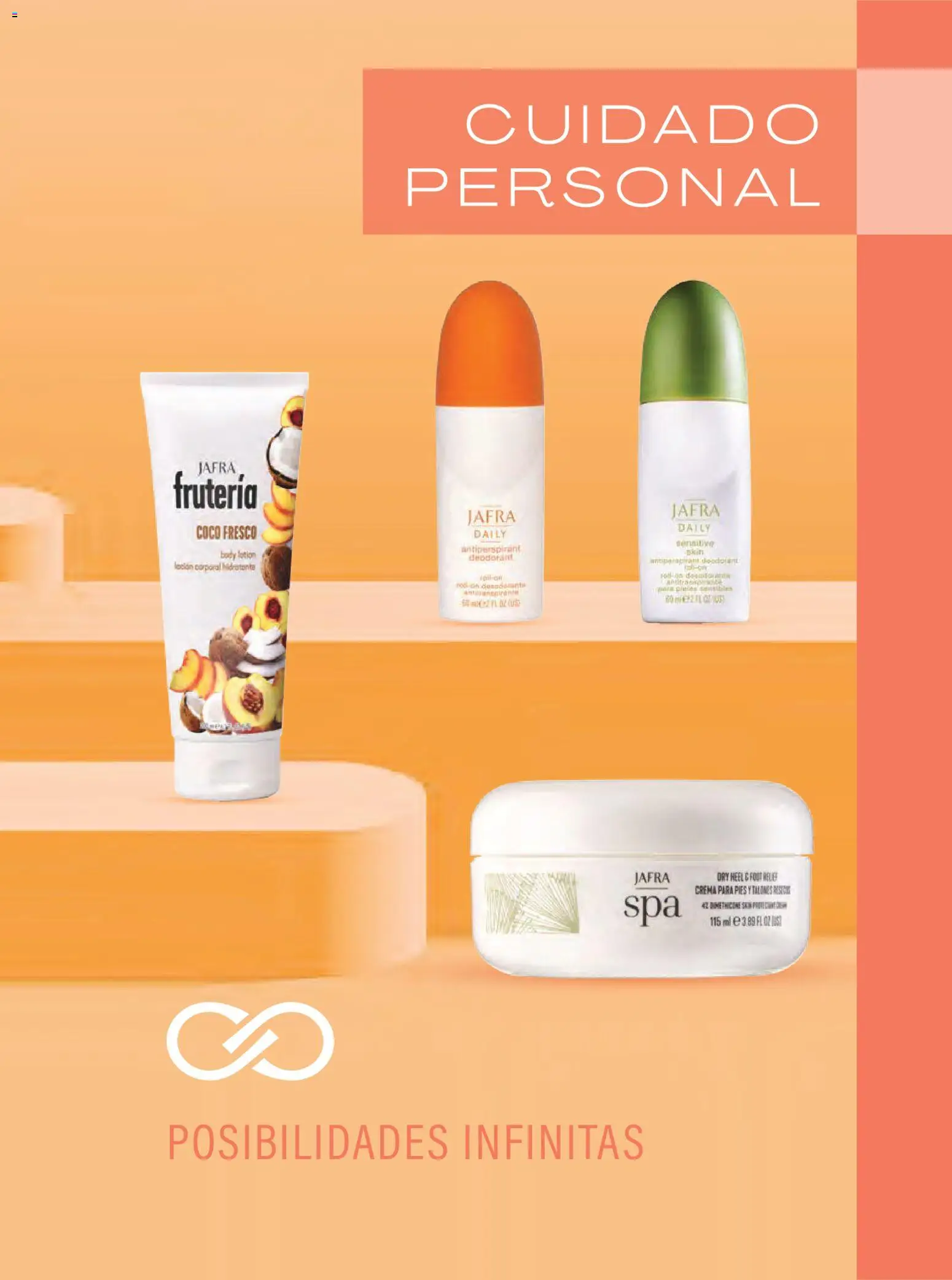 Nuevas ofertas de JAFRA válidas en toda la República Mexicana desde el 01/07/2026. ¡Encuentra las mejores ofertas en JAFRA catálogo Organizador de Ventas! | Página: 41 | Productos: Desodorante, Antitranspirante, Loción, Body