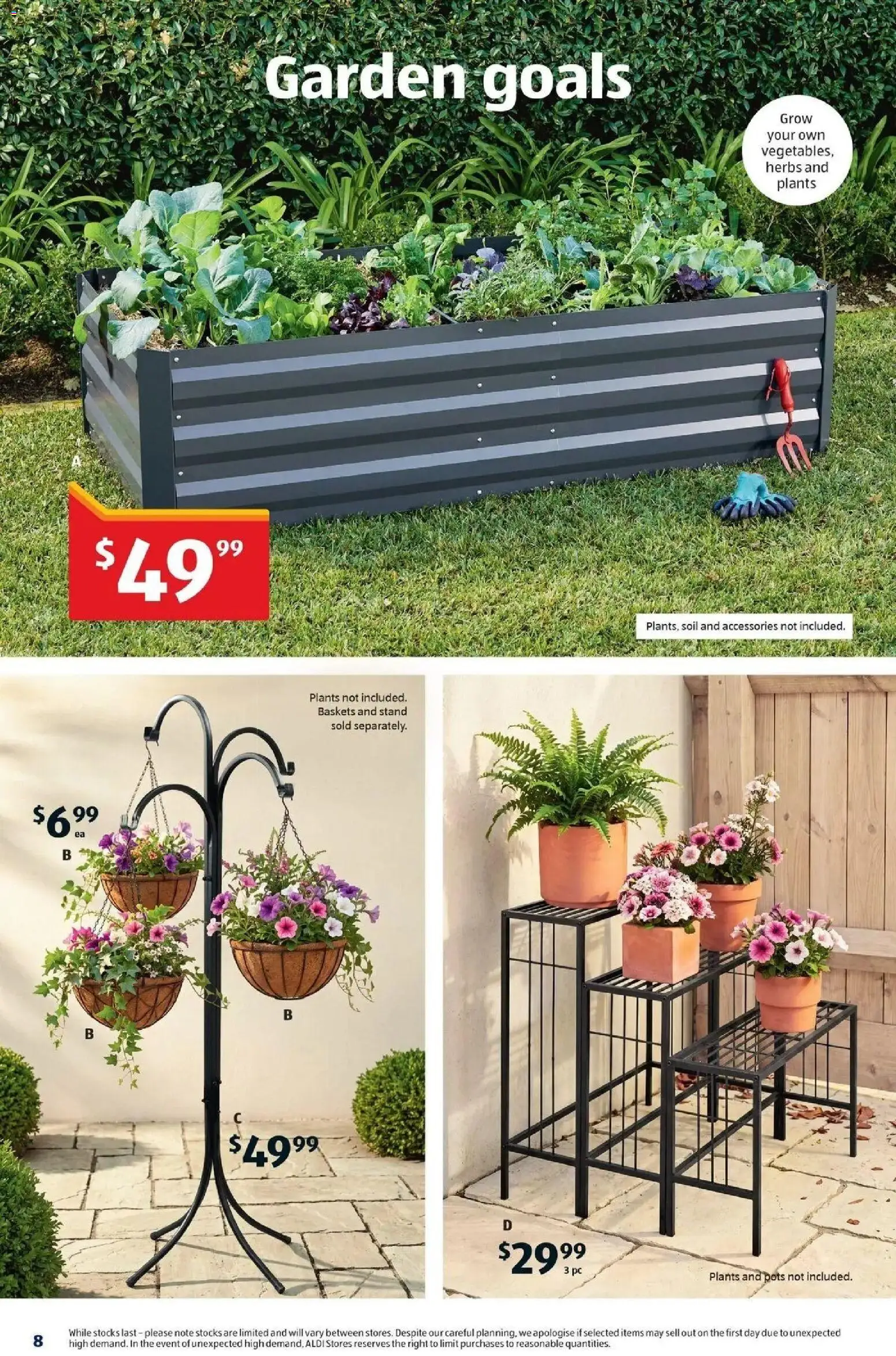 Aldi catalogue - valid from 23/09/2026 | Page: 8 | Products: Pots, Plant, Pc, Bed