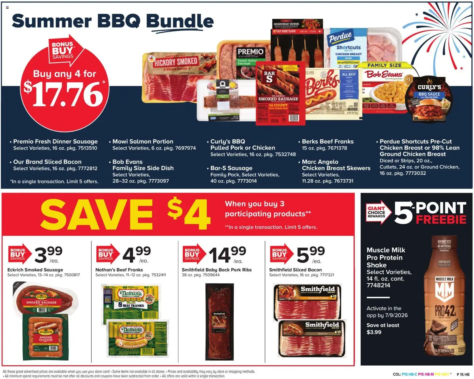 Giant Weekly Ad - valid from 07/03/2026 | Page: 18 | Products: Pork, Beef, Sauce, Sausage