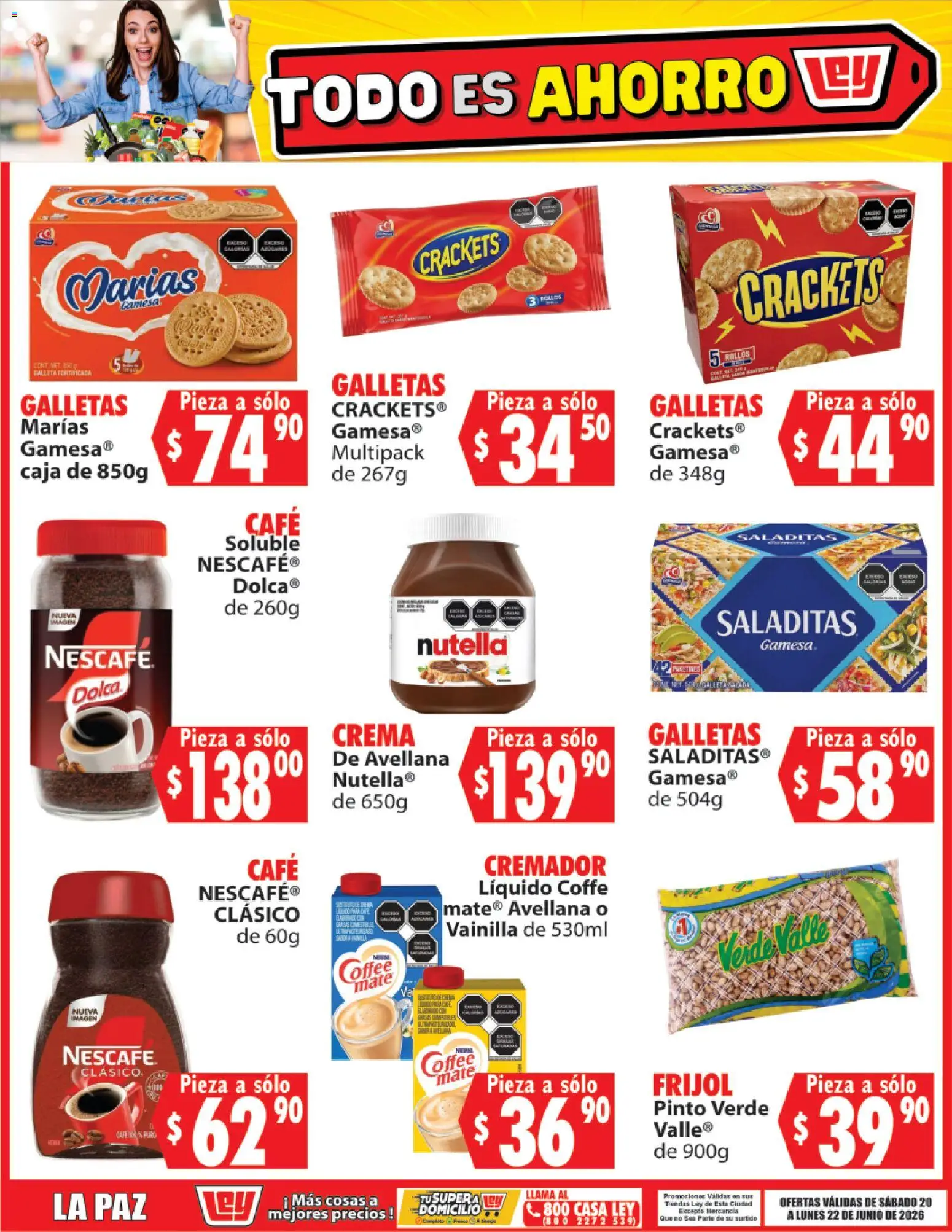 Nuevas ofertas de Casa Ley válidas en toda la República Mexicana desde el 20.06.2026. ¡Encuentra las mejores ofertas en Casa Ley folleto Todo es ahorro! | Página: 3