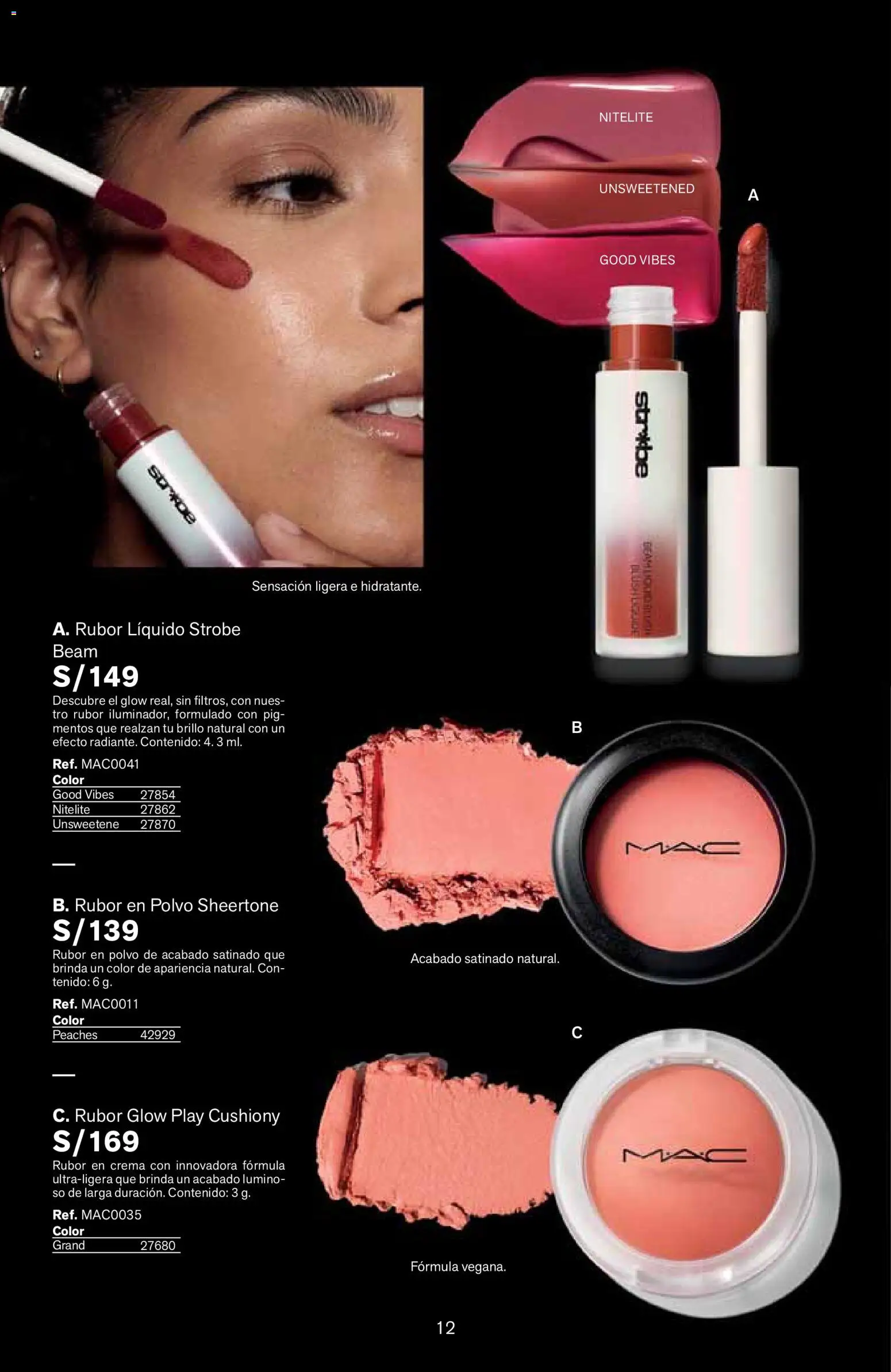 Catálogo Leonisa válido desde 25/06/2026 | Página: 12 | Productos: Crema, Polvo, Rubor