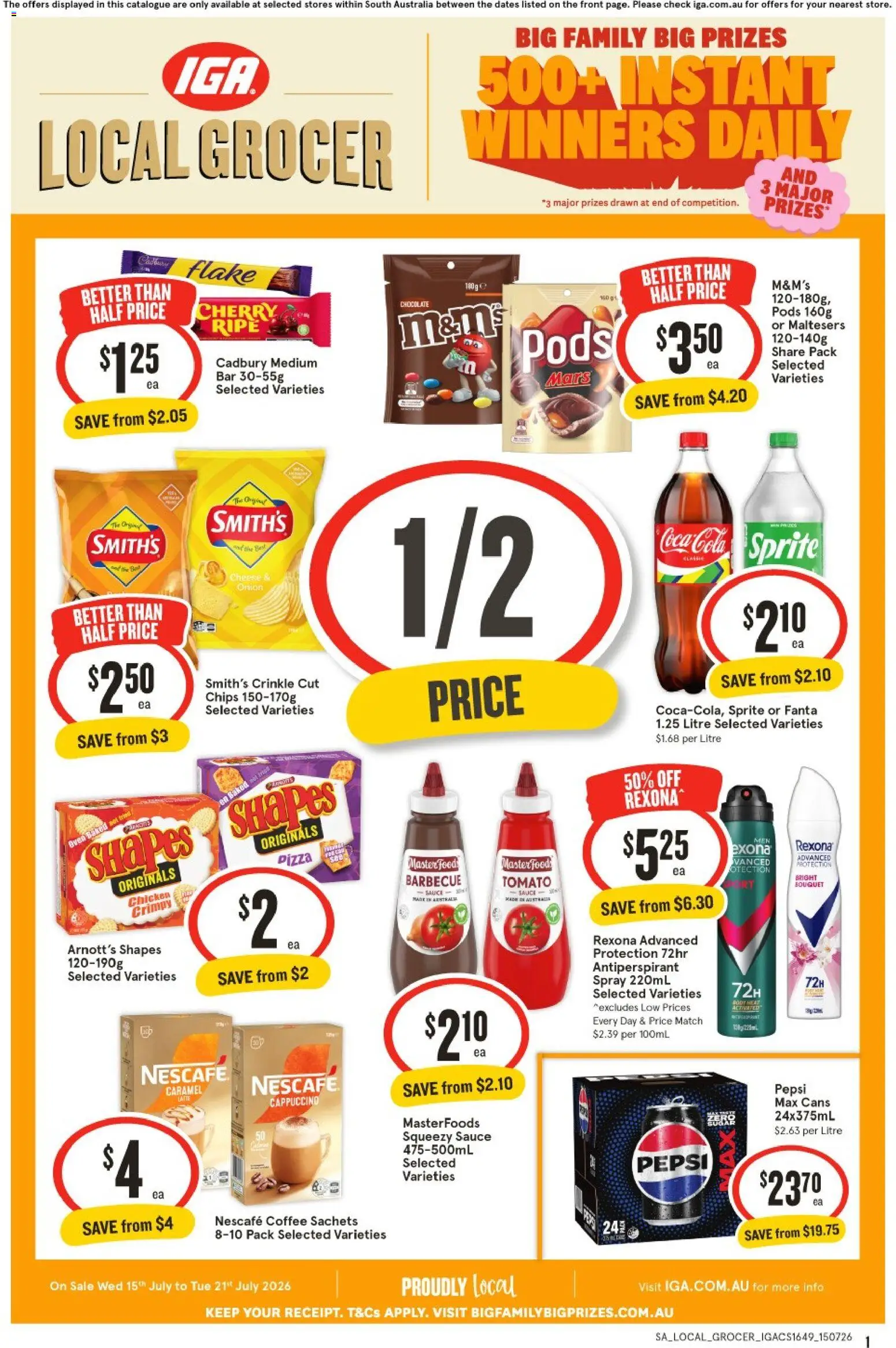 ﻿IGA catalogue from 15/07/2026 > Big discounts catalogue cover