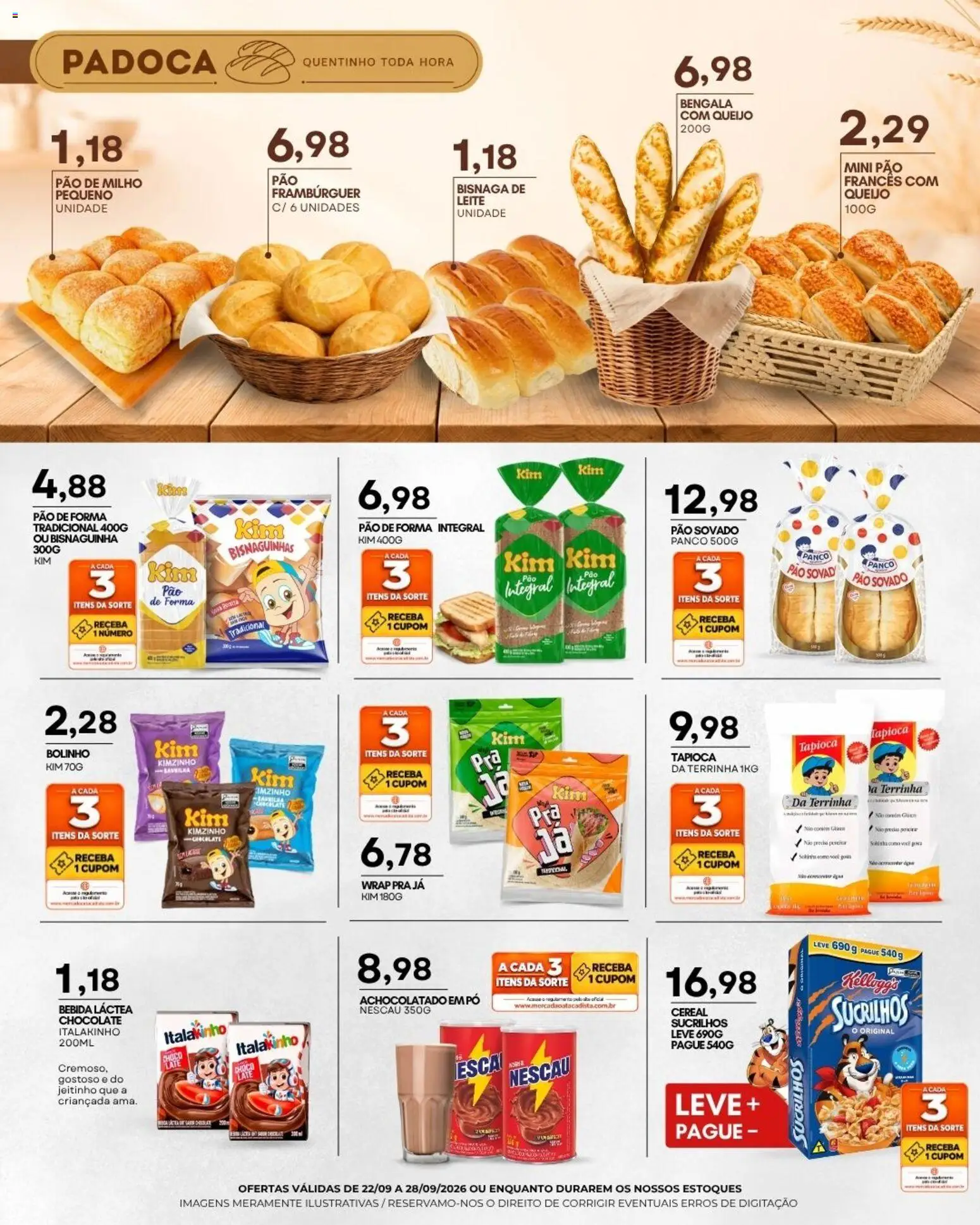 Mercadão Atacadista Folheto - válido de 22/09/2026 | Página: 7 | Produtos: Pimenta, Salsicha, Cheddar, Ketchup