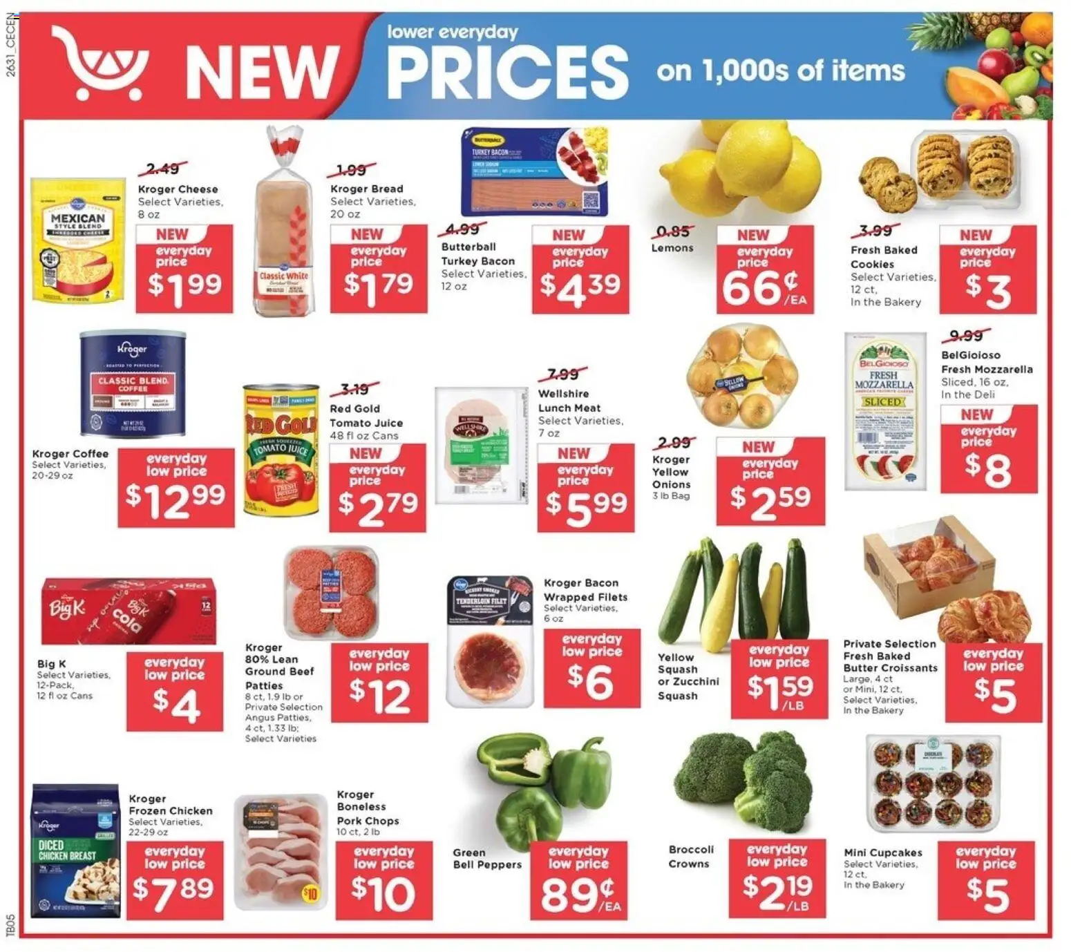 Kroger Weekly Ad - valid from 09/02/2026 | Page: 3 | Products: Cheese, Juice, Cookies, Ground beef