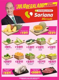 Vista previa de Soriana Fin de Semana Mercado: Son y Sin, nuevo folleto de la tienda, válido en México a partir del 10/07/2026
