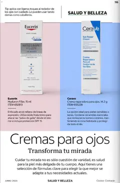 Vista previa de Costco Revista Junio 2026, nuevo folleto de la tienda, válido en México a partir del 01.06.2026 | Página: 116 | Productos: Crema, Contorno, Uva, Perfume