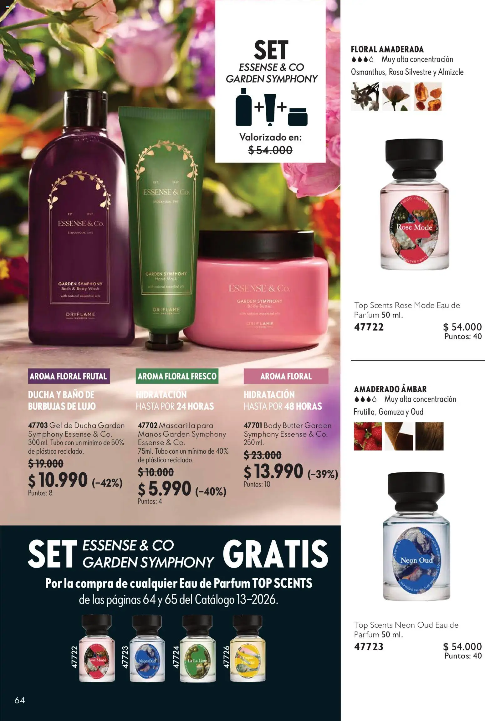 Oriflame catálogo │ válido desde el 11.09.2026 | Página: 64 | Productos: Baño, Ducha, Top, Mascarilla