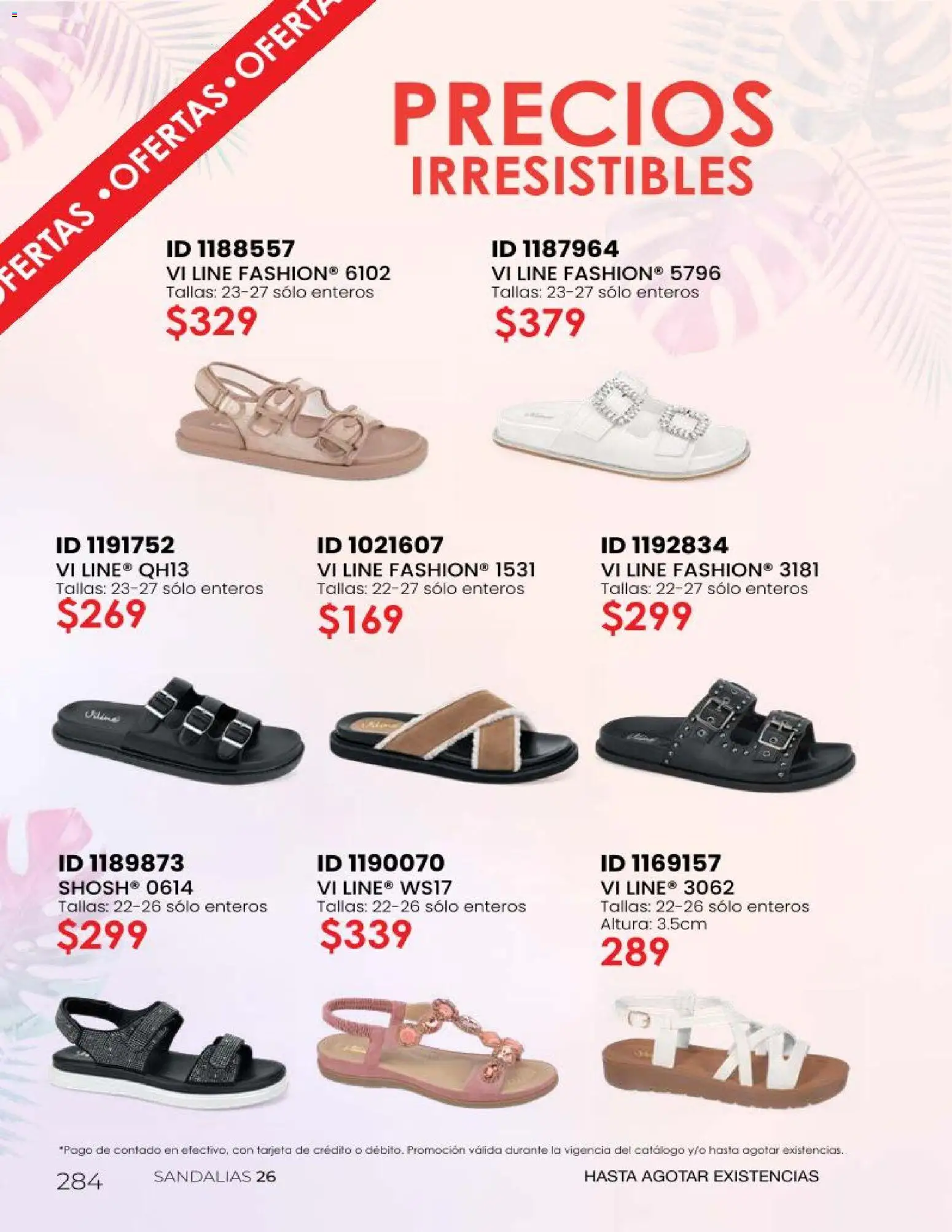 Nuevas ofertas de Price Shoes válidas en toda la República Mexicana desde el 23/06/2026. ¡Encuentra las mejores ofertas en Price Shoes catálogo Sandalias 2026! | Página: 284 | Productos: Sandalias