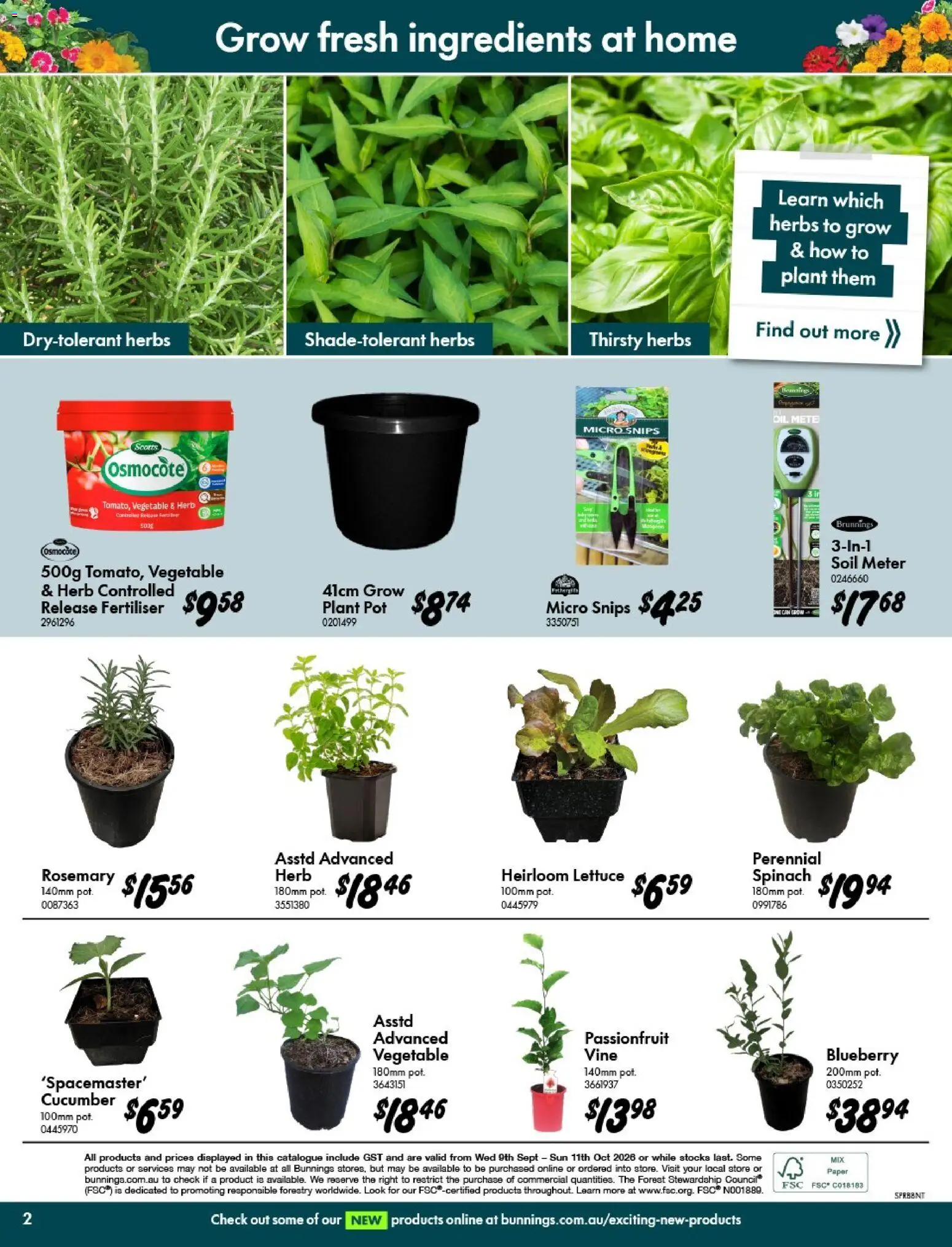 Bunnings Warehouse catalogue - valid from 09/09/2026 | Page: 2
