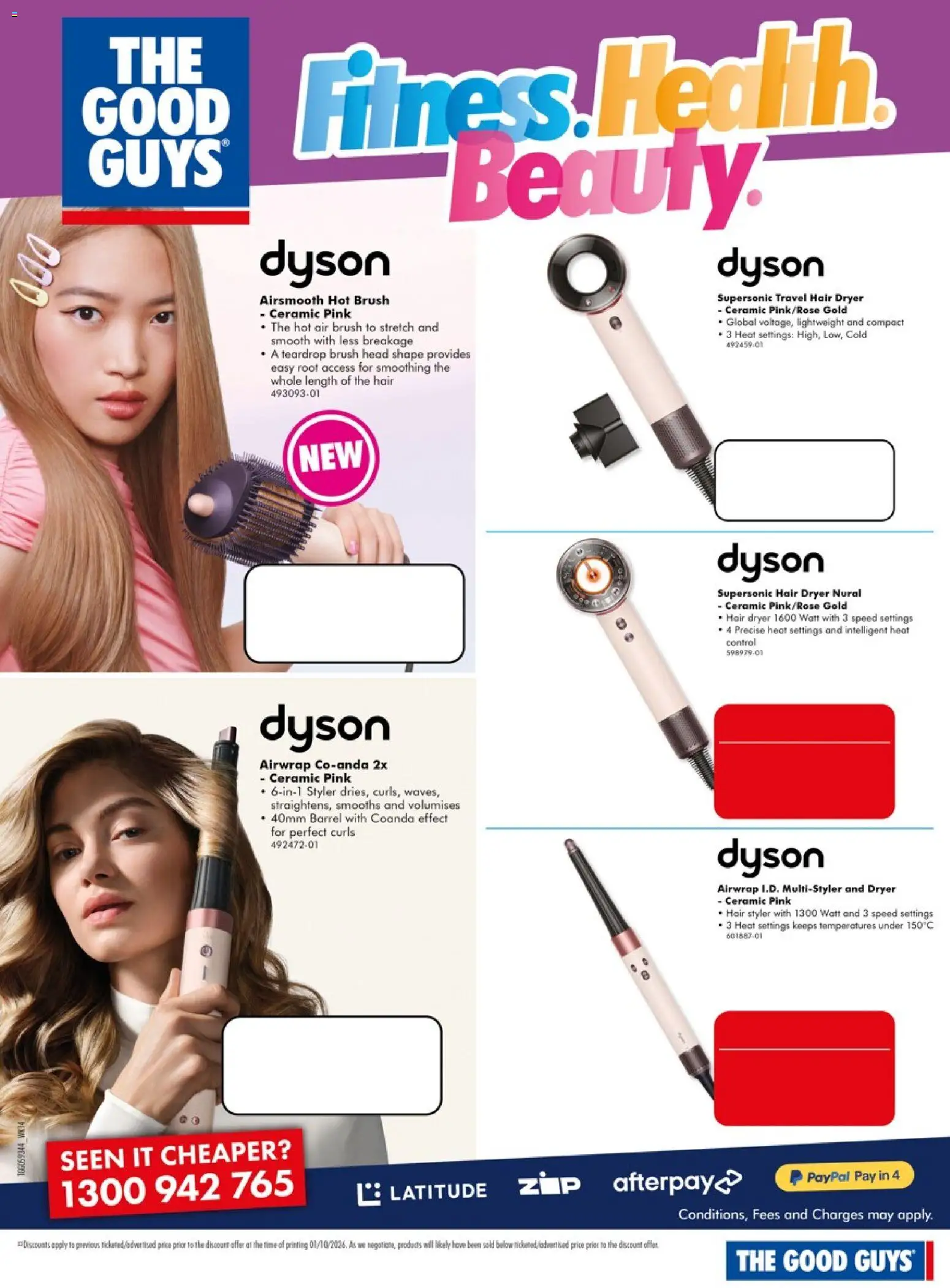 The Good Guys catalogue - valid from 01/10/2026 | Page: 3 | Products: Brush, Hair styler, Dryer, Hair dryer
