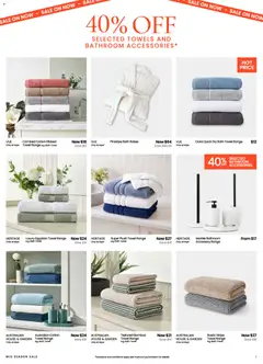 Preview of Myer Mid Season Sale - valid from 09/09/2026 | Page: 5 | Products: Bath, Towels, Accessories, Bathroom