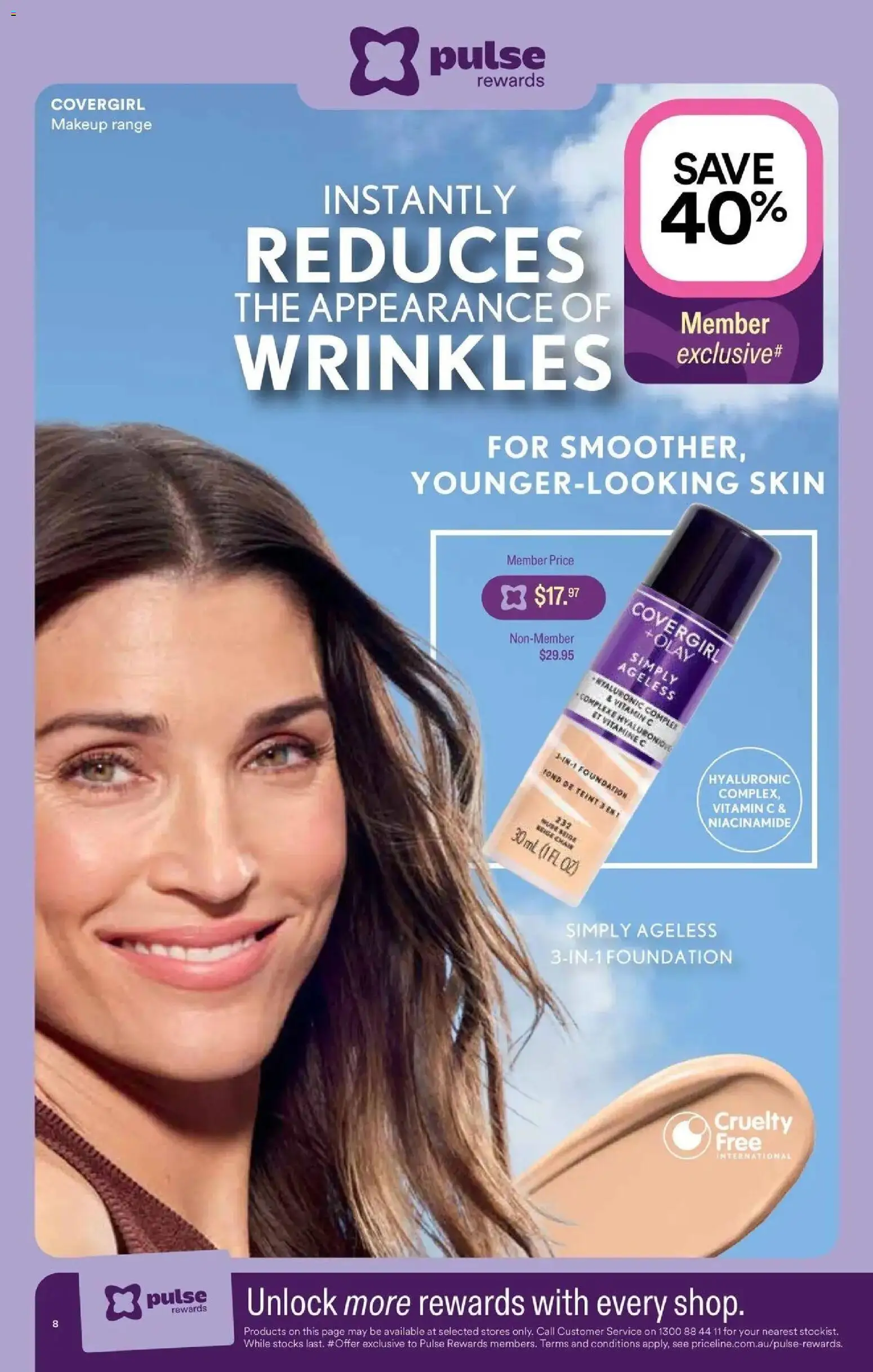 Priceline Pharmacy catalogue - valid from 13/08/2026 | Page: 8 | Products: Makeup, Foundation, Vitamin