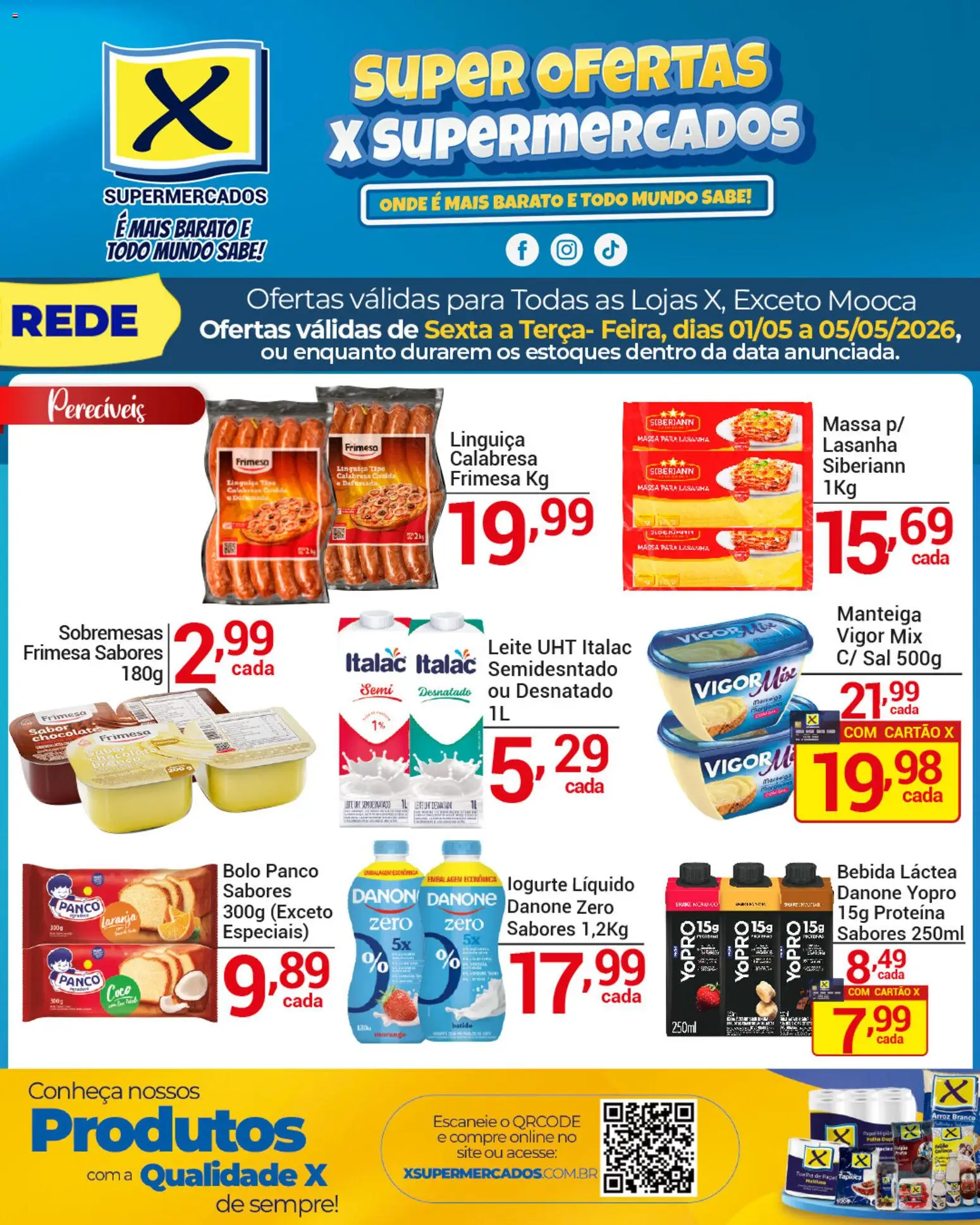 X Supermercados Folheto - válido de 01.05.2026 | Página: 5 | Produtos: Coco, Chocolate, Bebida, Sal