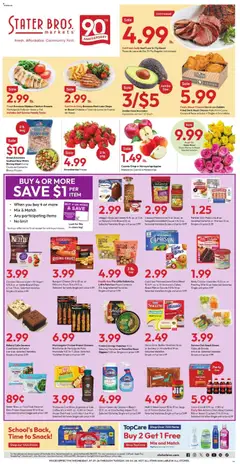 Preview of Stater Bros weekly ads valid from 07/29/2026 | Page: 1