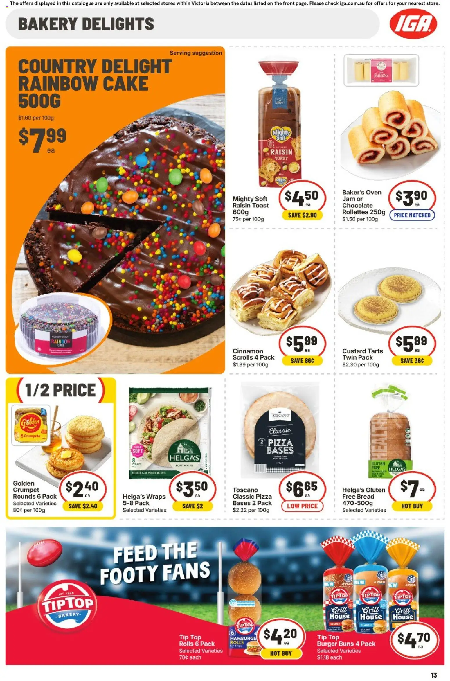 IGA catalogue - valid from 23/09/2026 | Page: 21 | Products: Chocolate, Toast, Jam, Bakery